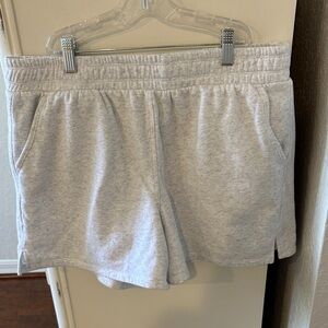 Calvin Klein Performance Light Heather Gray Athletic Lounge Shorts